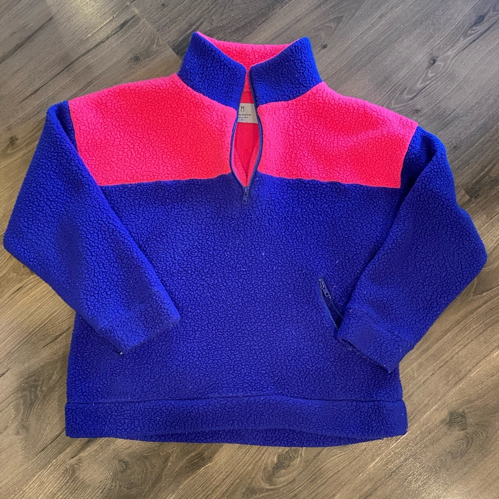 Dudley Stephens Women’s Sherpa Fleece Pullover Size XL